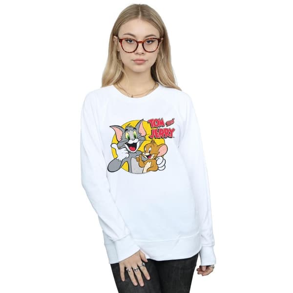 Tom And Jerry Womens/Ladies Thumbs Up Sweatshirt