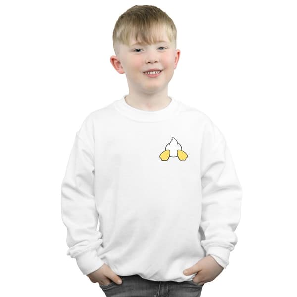 Disney Boys Donald Duck Backside Breast Print Sweatshirt