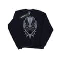 Miniatyrbillede 1 af 5: Marvel Girls Black Panther Head Sweatshirt