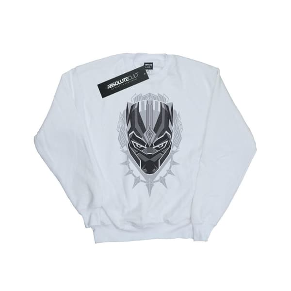 Marvel Girls Black Panther Head Sweatshirt