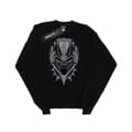 Miniatyrbillede 1 af 5: Marvel Girls Black Panther Head Sweatshirt
