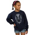 Miniatyrbilde 2 av 5: Marvel Girls Black Panther Head Sweatshirt