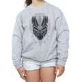 Miniatyrbilde 3 av 5: Marvel Girls Black Panther Head Sweatshirt