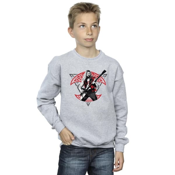 Marvel Pojkar Thor Love And Thunder Solo Guitar Sweatshirt