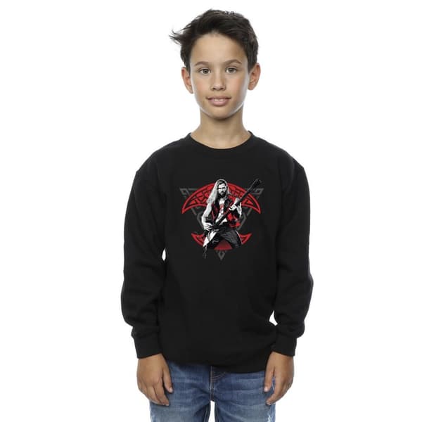 Marvel Pojkar Thor Love And Thunder Solo Guitar Sweatshirt