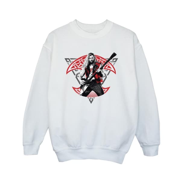 Marvel Pojkar Thor Love And Thunder Solo Guitar Sweatshirt