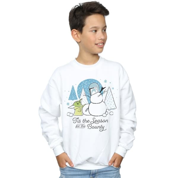 Star Wars Boys The Mandalorian Tis The Season Sweatshirt