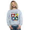 Miniatyrbild 2 av 3: Disney Mens Musse Pigg Sweatshirt med fyrkantig färg