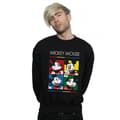 Miniatyrbild 2 av 3: Disney Mens Musse Pigg Sweatshirt med fyrkantig färg