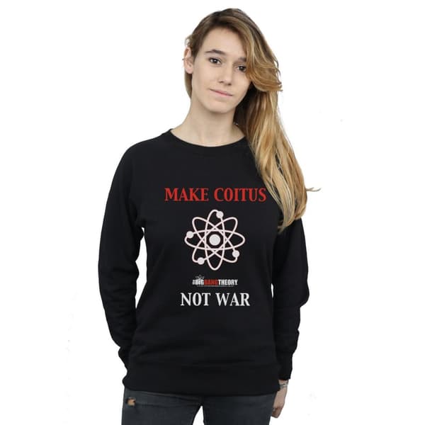 The Big Bang Theory Sweatshirt - Make Coitus Not War för kvinnor/damer