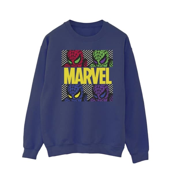 Marvel Mens Spider-Man Pop Art Sweatshirt