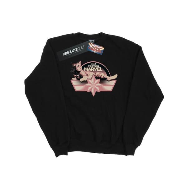 Marvel Girls Captain Marvel Chillin Goose Sweatshirt