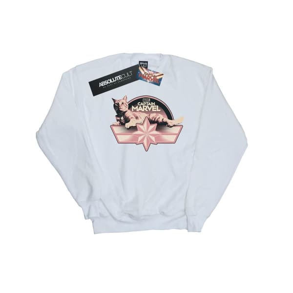 Marvel Girls Captain Marvel Chillin Goose Sweatshirt