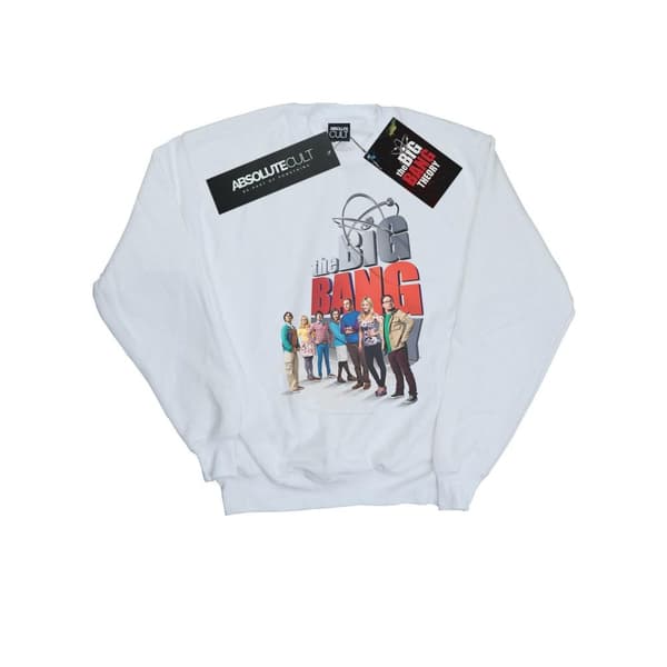 The Big Bang Theory Sweatshirt med stor affisch för pojkar White 12-13 Years