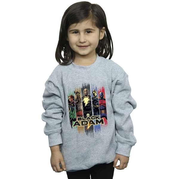 DC Comics Girls Black Adam JSA Complete Group Sweatshirt