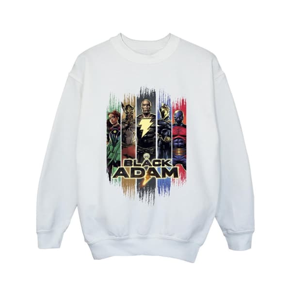 DC Comics Girls Black Adam JSA Complete Group Sweatshirt