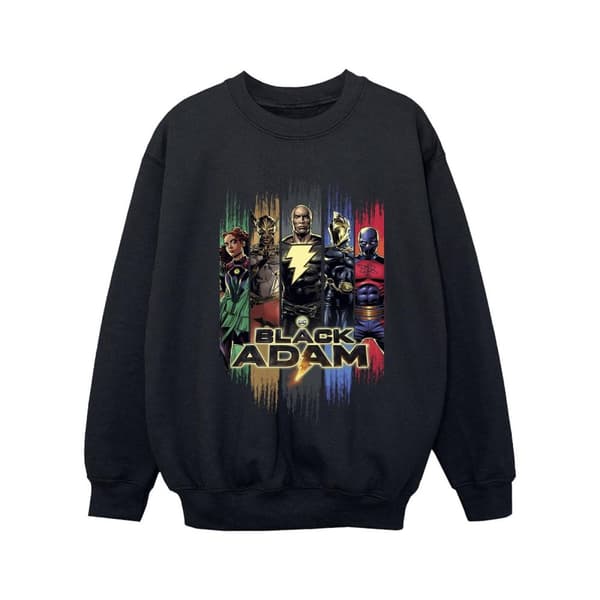 DC Comics Girls Black Adam JSA Complete Group Sweatshirt