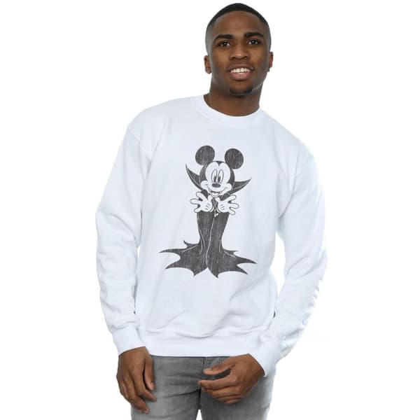 Disney Mens Musse Pigg Dracula Sweatshirt