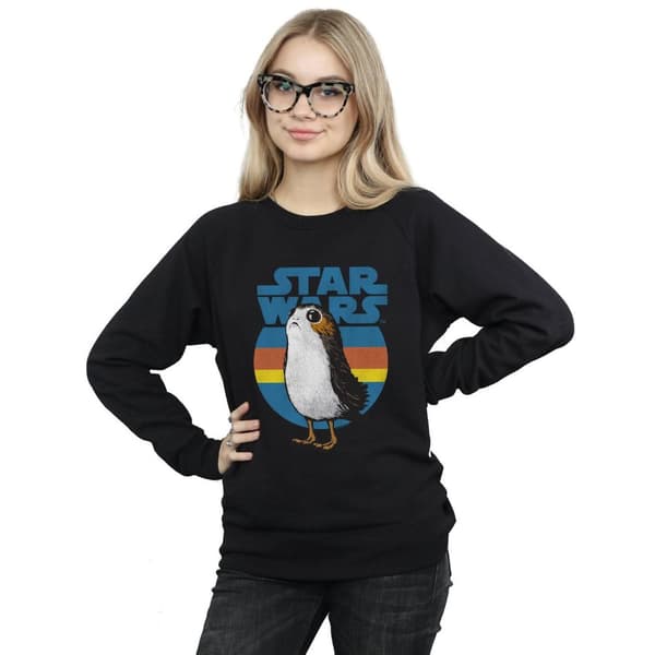 Star Wars Dam/Tjej The Last Jedi Porg Sweatshirt