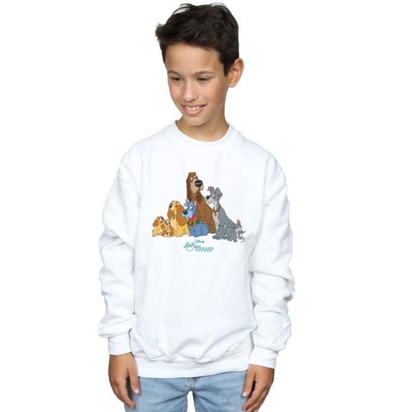 Disney Boys Lady And The Tramp Classic Group Sweatshirt