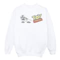Miniatyrbillede 1 af 4: Disney Womens/Ladies Toy Story Buzz Pulling Logo Sweatshirt