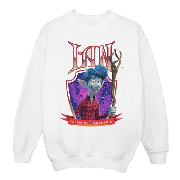 Disney Mens Onward Ian Heart´s Fire Sweatshirt
