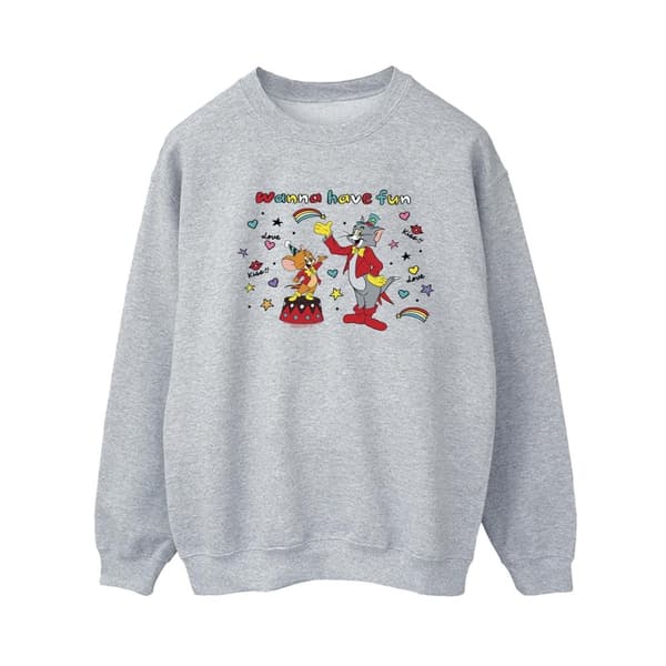 Tom And Jerry Wanna Have Fun-tröja för damer/kvinnor