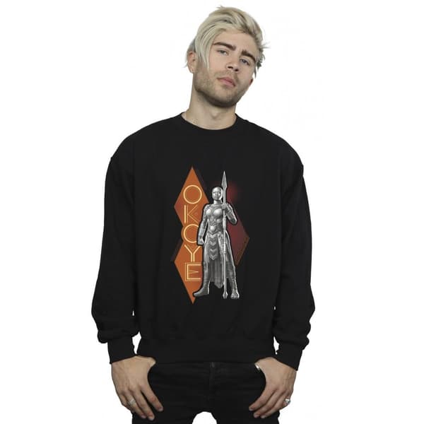 Marvel Mens Wakanda Forever Okoye Stance Sweatshirt