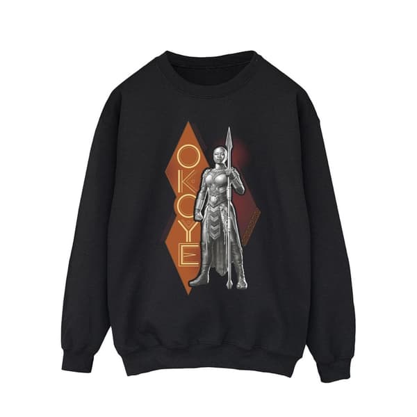 Marvel Mens Wakanda Forever Okoye Stance Sweatshirt