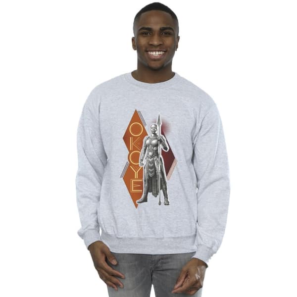 Marvel Mens Wakanda Forever Okoye Stance Sweatshirt