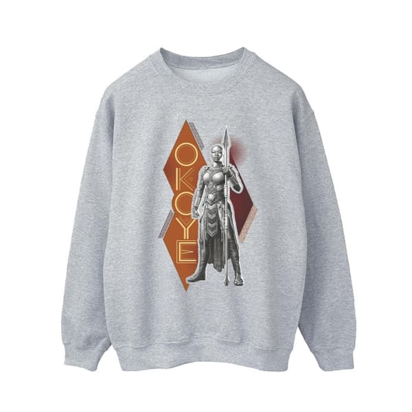 Marvel Mens Wakanda Forever Okoye Stance Sweatshirt