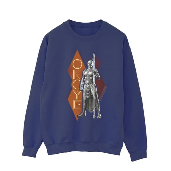 Marvel Mens Wakanda Forever Okoye Stance Sweatshirt