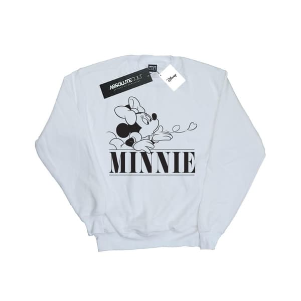 Disney Girls Minnie Mouse Kiss Sweatshirt