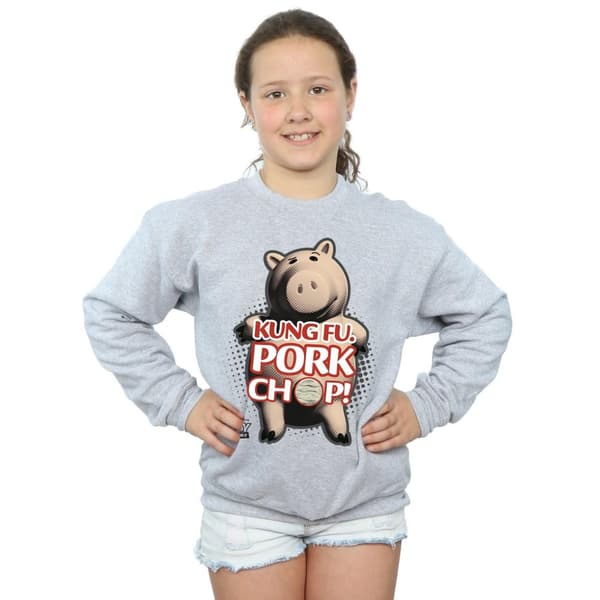 Disney Girls Toy Story Kung Fu Pork Chop Sweatshirt