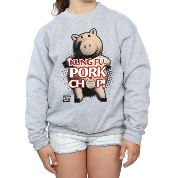 Disney Girls Toy Story Kung Fu Pork Chop Sweatshirt