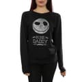 Miniatyrbild 3 av 5: Disney Nightmare Before Christmas Bone Daddy - Sweatshirt för kvinnor/damer
