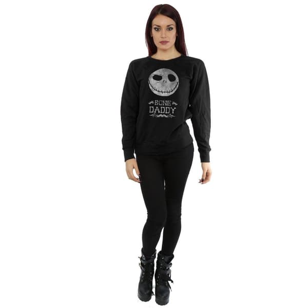 Disney Nightmare Before Christmas Bone Daddy - Sweatshirt för kvinnor/damer