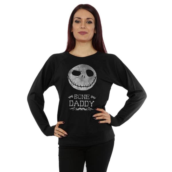 Disney Nightmare Before Christmas Bone Daddy - Sweatshirt för kvinnor/damer
