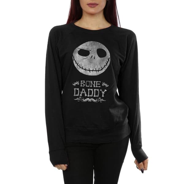 Disney Nightmare Before Christmas Bone Daddy - Sweatshirt för kvinnor/damer