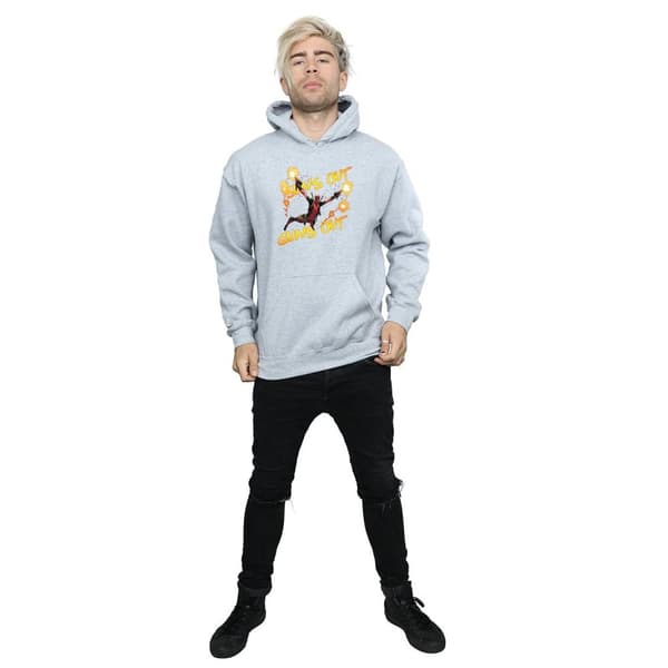 Marvel Mens Deadpool Sun´s Out Guns Out Hoodie