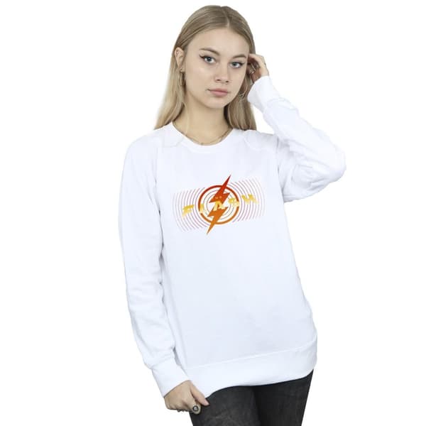 DC Comics Dam/Tjej The Flash Red Lightning Sweatshirt