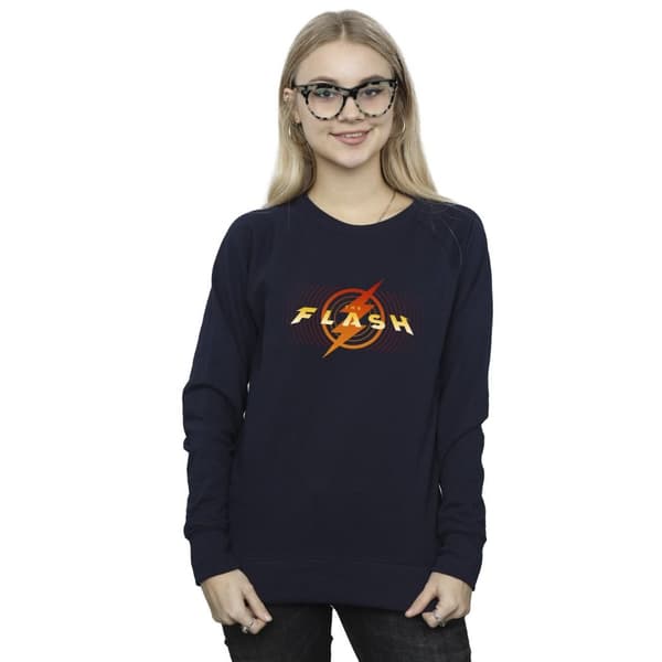 DC Comics Dam/Tjej The Flash Red Lightning Sweatshirt