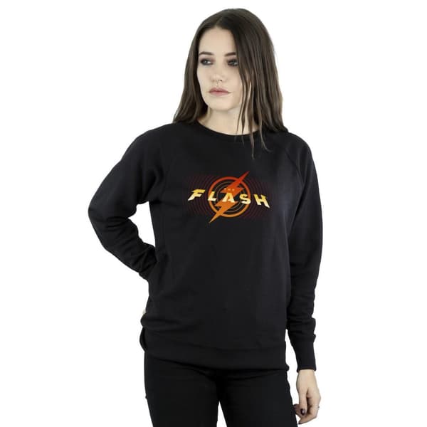 DC Comics Dam/Tjej The Flash Red Lightning Sweatshirt