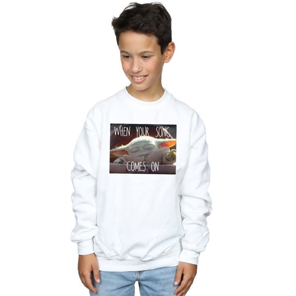 Star Wars Boys The Mandalorian The Child Song Meme Sweatshirt