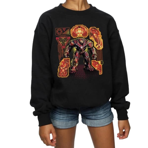 Marvel Avengers Infinity War Hulkbuster Blueprint-tröja för tjejer