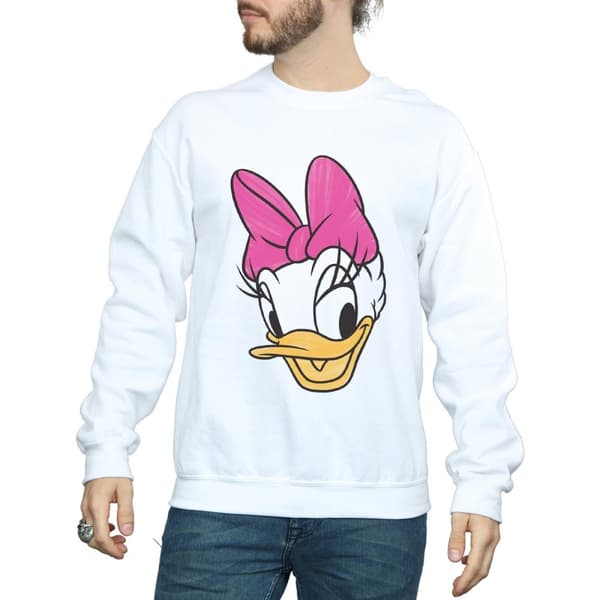 Disney Sweatshirt med målat huvud av Daisy Duck