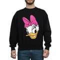 Miniatyrbillede 3 af 5: Disney Mens Daisy Duck Head Painted Sweatshirt