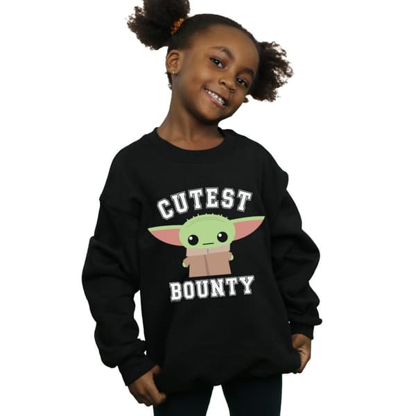 Star Wars Girls The Mandalorian Cutest Bounty Sweatshirt
