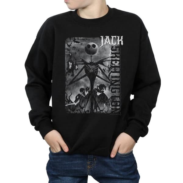 Disney Pojkar Nightmare Before Christmas Skellington Sweatshirt