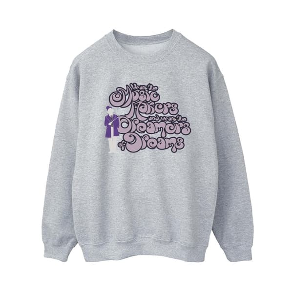 Willy Wonka Sweatshirt med text från Dreamers för kvinnor/damer
